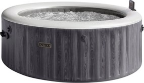 Intex PureSpa Greywood Deluxe - 4 Persoons - WiFi&amp;LED -Ø 196 cm