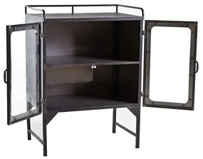 By-Boo Ventana Kleine Stalen Kast Met Glazen Deuren - 62x41x83.5cm.