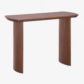 Console 110x40 Cm In Mdf Tuareg Donker Hout - Sklum