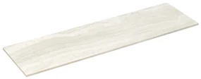 Saniclear White Travertin marmer toppaneel 161x46cm