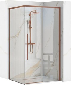 Rea Solar Copper Brush 90x90 Douchecabine