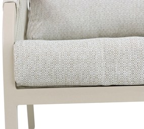 Stoel en Bank Loungeset 5 personen Aluminium/rope Taupe  Lifestyle Garden Furniture Biagio