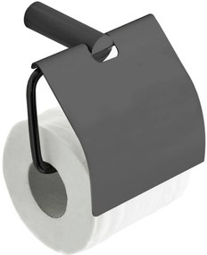 Saqu Lodge toiletrolhouder 11,9x7,4x12,5cm gunmetal