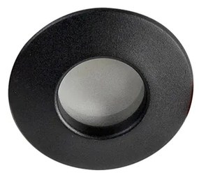 Set van 6 Moderne inbouwspot zwart IP44 - Gap