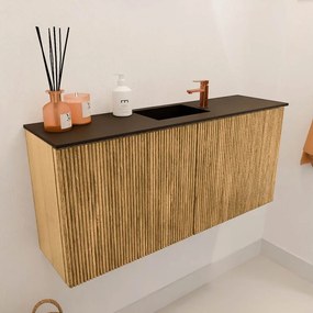 Mondiaz Joya 90cm toiletmeubel oak met wastafel faye midden 1 kraangat urban