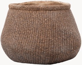 Handgemaakte bloempot Faux-Puff van beton, H 30 cm