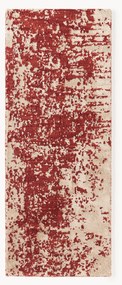Handgeweven wollen loper Cynthia met abstract patroon