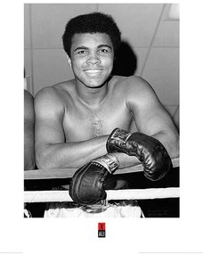 Kunstdruk Muhammad Ali - Smile