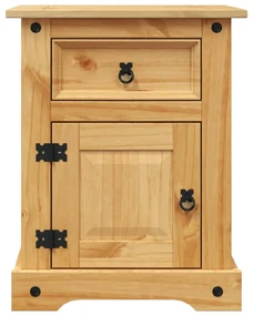vidaXL Nachtkastje Mexicaans grenenhout Corona-stijl 53x39x67 cm