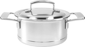 Demeyere Silver 7 Kookpan met dubbelwandig deksel 16 cm / 1,5 l - Silver 7 - Demeyere