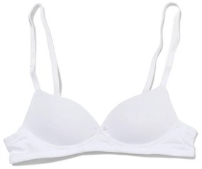 HEMA Voorgevormde Tiener Bh Zonder Beugel Wit (wit)