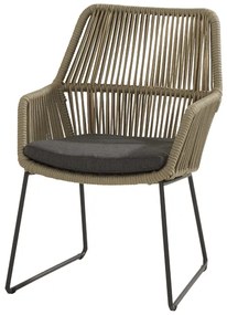 4 Seasons Ramblas tuinstoel + Taste Basso tuintafel 160 cm. rond