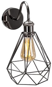 Wandlamp Loft Zwart Chroom 392230