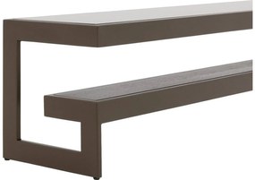 Goossens Excellent Salontafel Lux vierkant, glas zwart, elegant chic, 160 x 43 x 35 cm