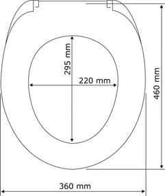 Wenko Habos Easy-Close toiletzitting wit