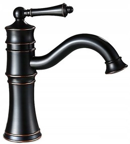 Wastafelkraan Rea Vintage Black Low