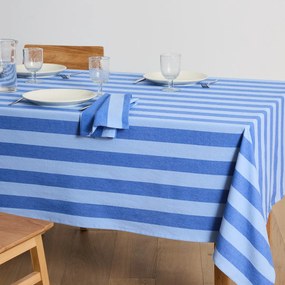 Geweven-geverfd tafelkleed met strepen, 30% gerecycled katoen, MIRELLA