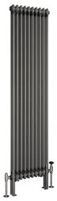 Eastbrook Imperia 2 koloms radiator 45x180cm 1487W metaal