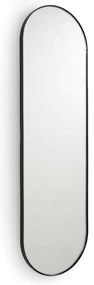 Ovalen spiegel in metaal 30x100 cm, Iodus