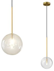 Plafondlamp Hangende Glazen Bol 20cm APP1683-1CP