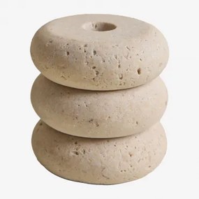Kandelaar Van Hars Fernes Beige – Crème - Sklum