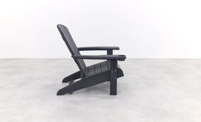 Keter Alpine Adirondack Loungestoel met Bekerhouder - Antraciet