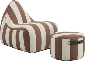 Sackit Stoel & Pouf Outdoor - Renesse Chestnut