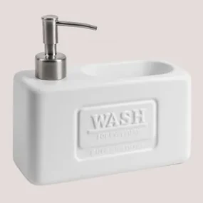 Keramische Keukenzeepdispenser Yaddiel Wit - Sklum