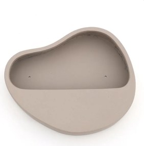 Muur bloempot Luca Lifestyle Wallhanger | Taupe Kunststof | ø35x40cm | Geschikt voor buiten en binnen | Kees Smit Tuinmeubelen