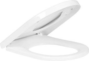 Saqu Touch Double toiletbril met kinderzitje, softclose en quickrelease 33,1x45,4 x4,7cm wit