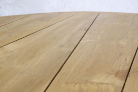 Rond Tuintafel  - Teak/Aluminium - Ø130 cm - Malta - SenS-Line