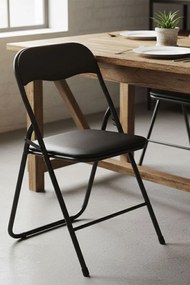 Pack 4 opklapbare Stoelen voor keuken en evenementen Niza Basic