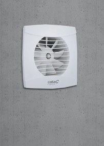 Cata UC-10 TH badkamer ventilator met timer en vochtigheidssensor 8W Ø100mm wit mat