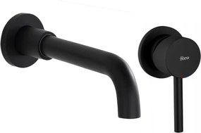 Inbouw wastafelkraan Rea Lungo Long Black + BOX