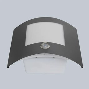 Buitenwandlamp antraciet met bewegingssensor IP44 - Emmerald 1