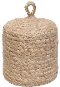 Atmosphera Jute Deurstopper– 15x15 cm – Beige – 1 kg – Touwlus – Decoratief&Functioneel