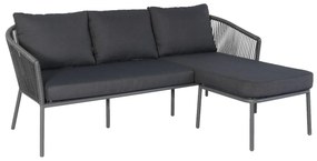 The Outsider Chaise Longue Loungeset - Limoges - Antraciet - Rope - The Outsider
