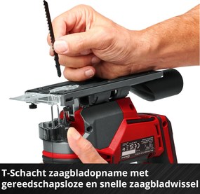 Einhell TE-JS 18/100 Li Solo - Accu Decoupeerzaag - Power X-Change
