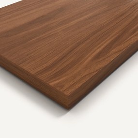 Set van 2 legplanken L110cm fineer notenhout Johanez