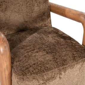 By-Boo Retrova Fauteuil Met Hout Bruin