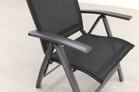 Hartman Valentino/President 160 cm. verstelbare tuinset - 5-delig