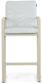 Barstoel Aluminium Taupe-naturel-bruin Lifestyle Garden Furniture Nuno