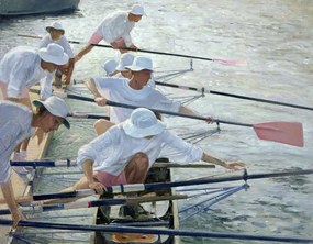 Kunstreproductie Securing Oars, Henley, Timothy Easton