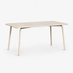 Rectangular Tuintafel 160x90 Cm Van Staal Florida Tapioca Beige - Sklum