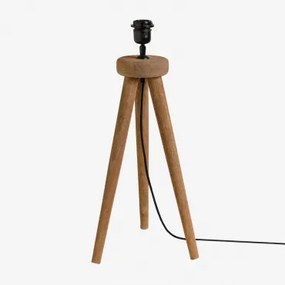 Voet Voor Tafellamp ↑40 Cm In Mangohout Simona Mangohout - Sklum
