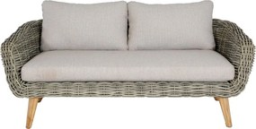 Baratti Stoel-bank Loungeset - Serrano- Wicker - Antraciet - Baratti