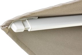 Platinum Challenger zweefparasol 3x3m  T2 wit frame (excl. voet) manhattan