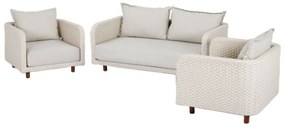 The Outsider Loungeset - Stoel bank - Nayan - Wicker - Off White - The Outsider