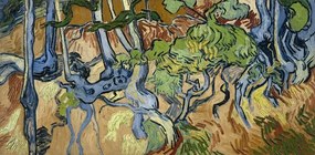 Kunstreproductie Tree roots, 1890, Vincent van Gogh