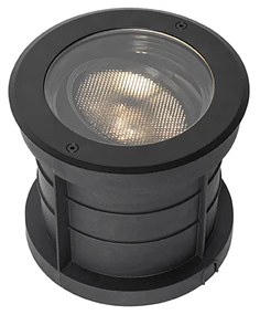 Buiten grondspot zwart AR111 verstelbaar IP65 - Delux Honey